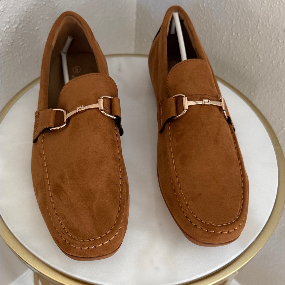 JEKO Mens Loafers Casual Moccasin Driving Shoes Solid Color Slip On Flats Boat